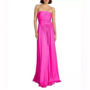Safiyaa Victoire Strapless Gown Hot Pink Sz. 14